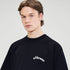 Ellesse tshirt for man אלס חולצה טישרט אוברסייז בצבע שחור לגבר